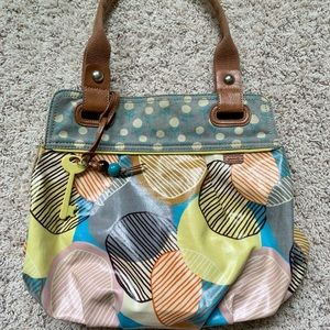 Fossil Key-Per Print Purse